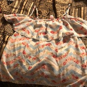 Cute halter/spaghetti strap top!